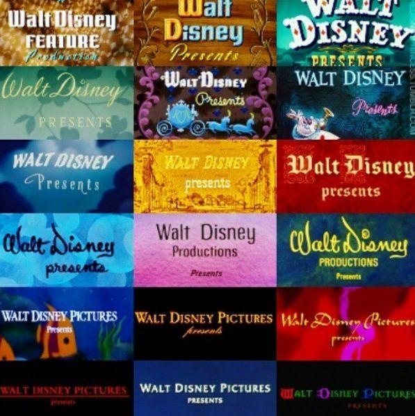 Walt Disney Productions Presents Logo - Do you recognize them all? :P | Disney :3 | Pinterest | Movie