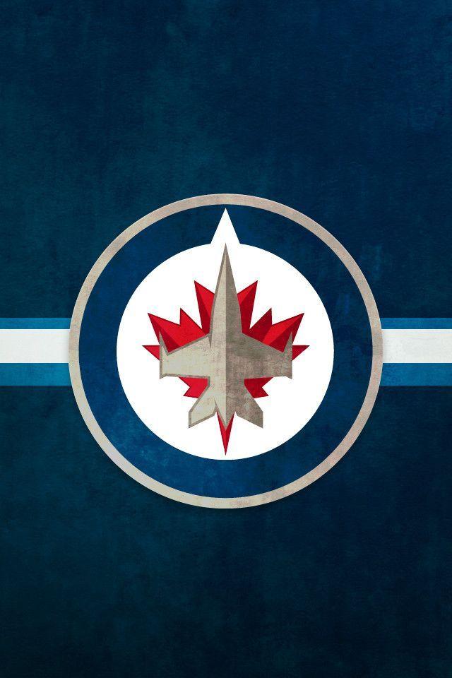 Winnipeg Jets Old Logo - Winnipeg Jets iPhone Background | ♥♥Wallpapers/Backgrounds ...