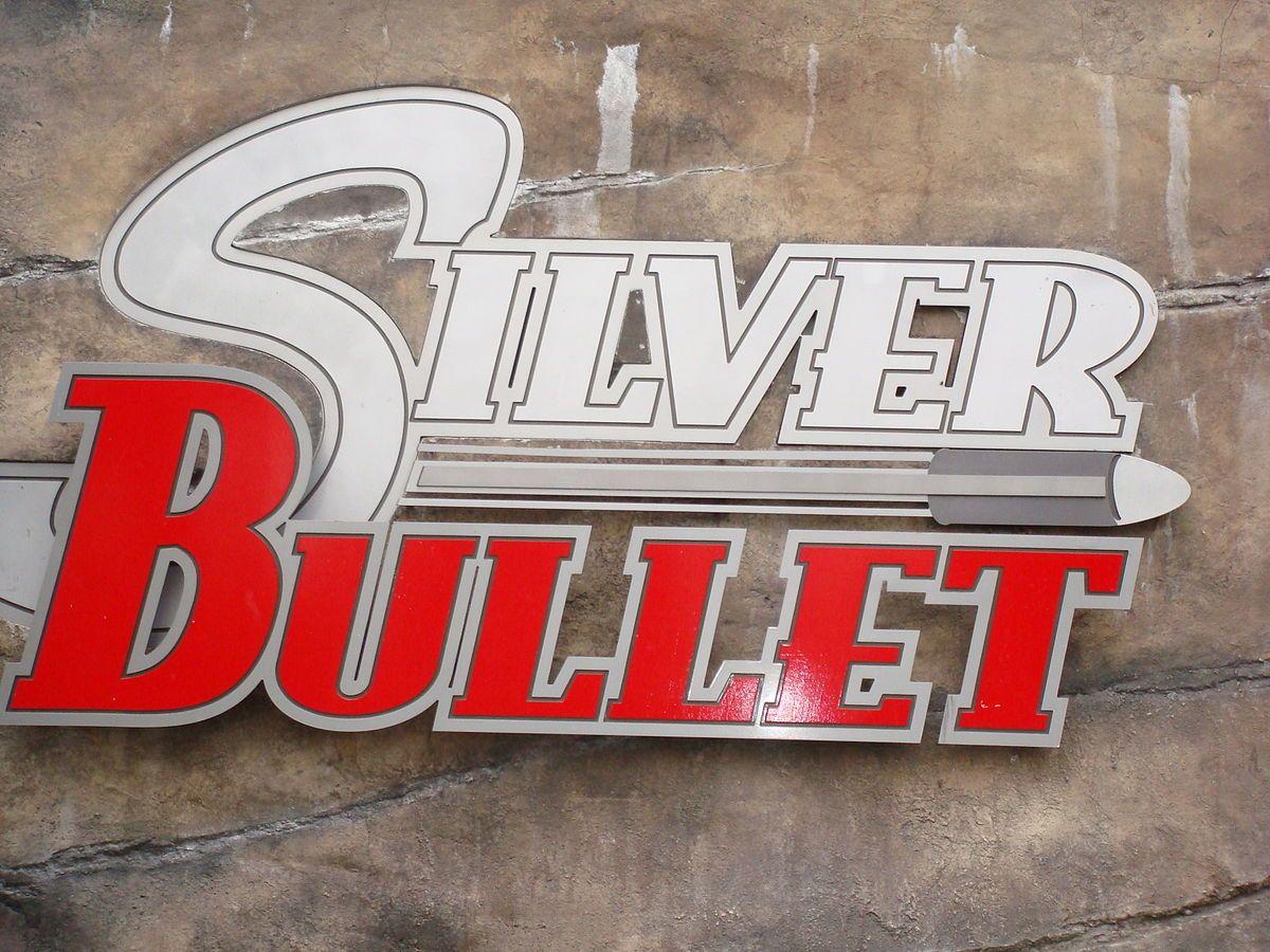 Silver Bullet Logo - Silver Bullet (roller coaster)