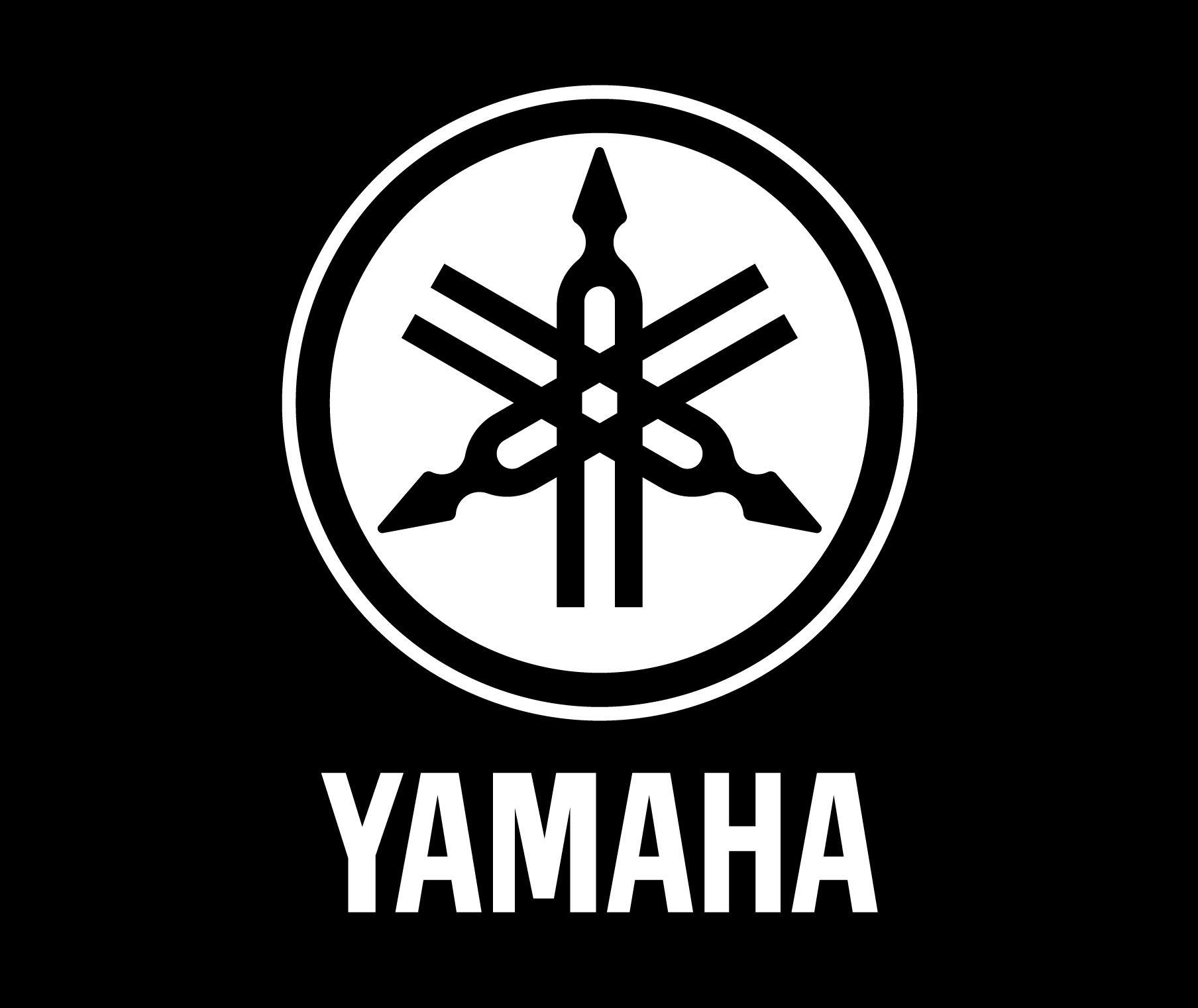 Black Yamaha Logo - yamaha-logo-black - ZA Bikers