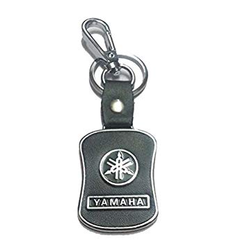 Black Yamaha Logo - Aura Black Yamaha Logo Keychain: Amazon.in: Bags, Wallets & Luggage