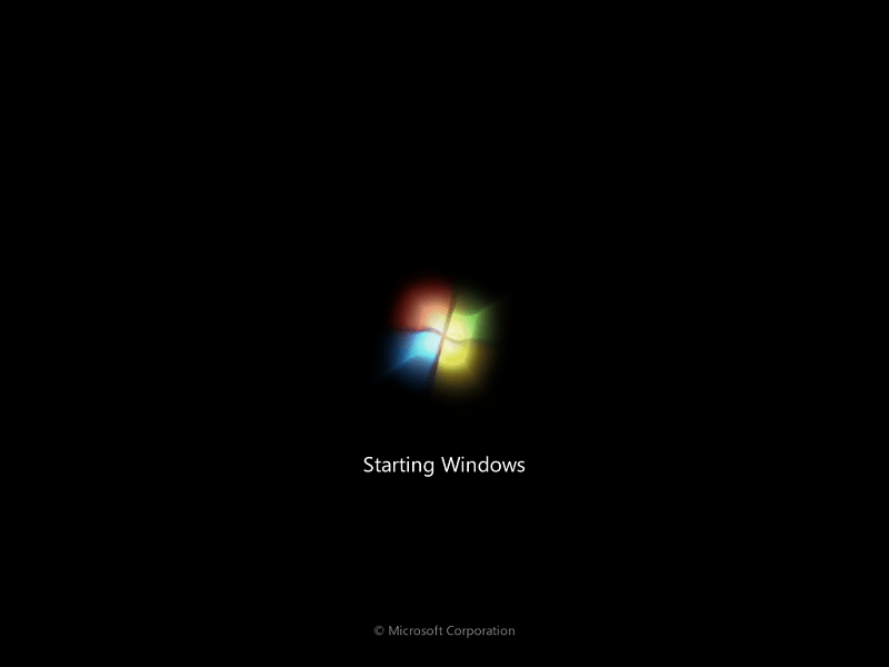 Windows 7 Startup Logo - On start-up of my laptop the screen hangs to the windows 7 l... - HP ...