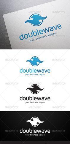 Double Wave Logo - 56 Best Logo Templates images | Logo templates, Font logo, Logo ...