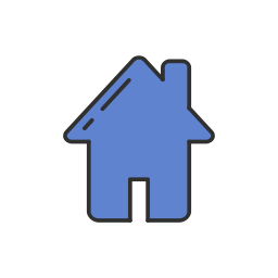 Facebook Home Logo - Facebook, home page, Home, house icon