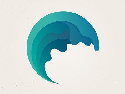 Double Wave Logo - Aakansha Kukreja (aakanshakukreja) on Pinterest