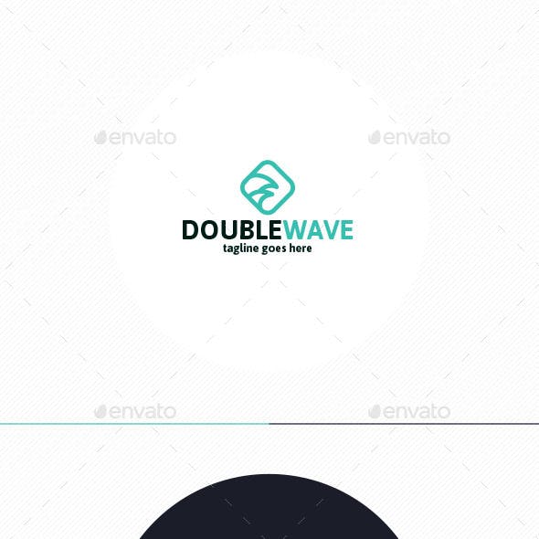 Double Wave Logo - Challenge Abstract Logos from GraphicRiver