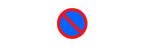 Blue and a Circle with Blue Lines Logo - Traffic signs: Signs giving orders