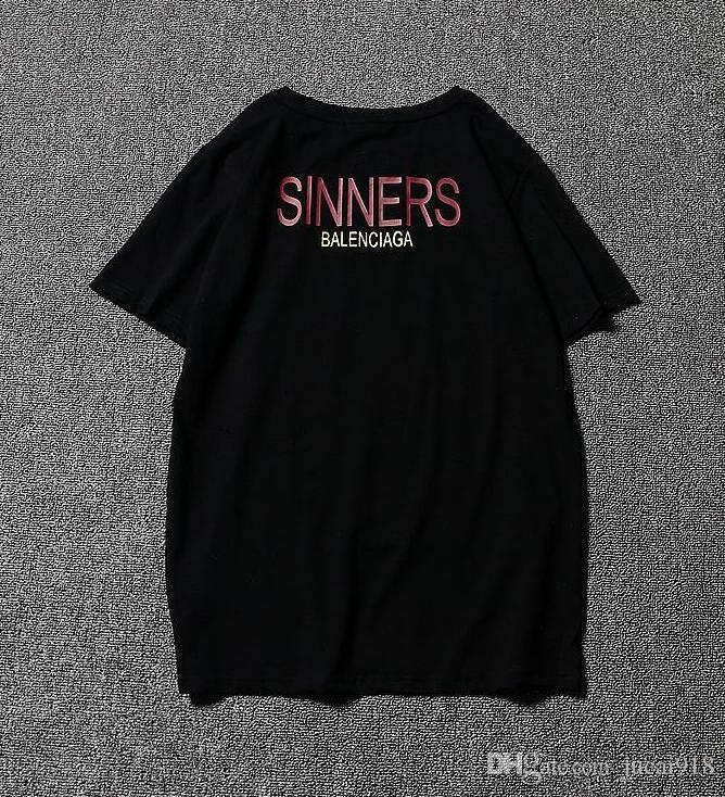 Fear God of Fashion Logo - 2018 Summer Fashion Tide Brand T-shirt High-quality Simple ...