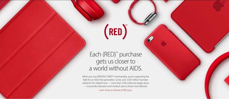 Product Red Logo - Apple Store Logos Turn (RED) to Support 2015 World AIDS Day [u ...