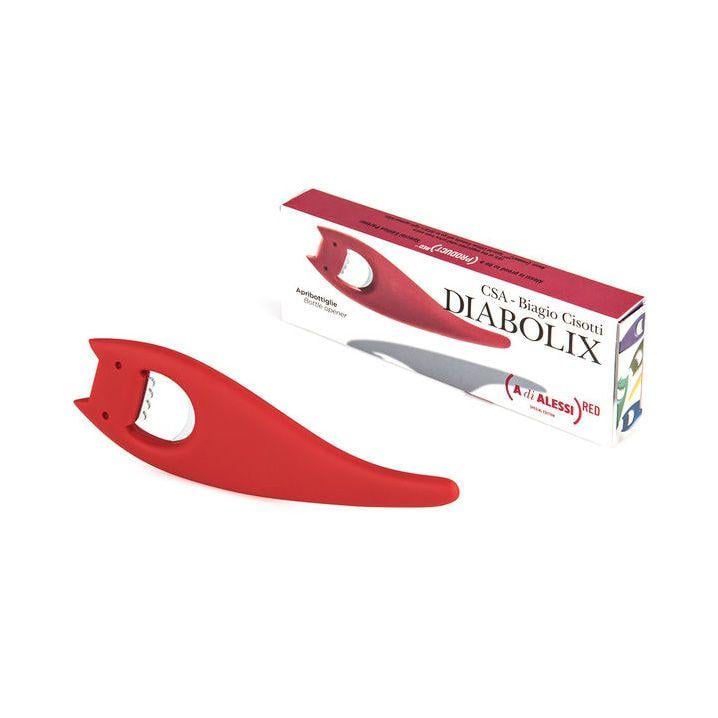 Product Red Logo - A di Alessi (PRODUCT)RED Diabolix bottle opener