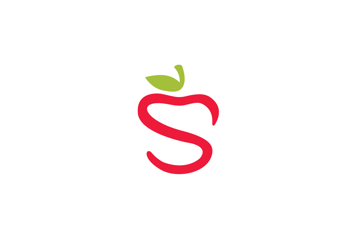 Letter a Apple Logo - Essex School Letter S Apple Logo | Logo Cowboy