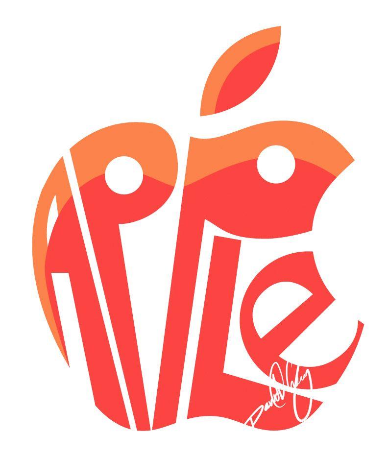 Letter a Apple Logo - Redesigning the Apple Logo
