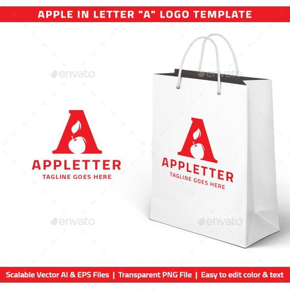 Letter a Apple Logo - Apple Logo Templates from GraphicRiver