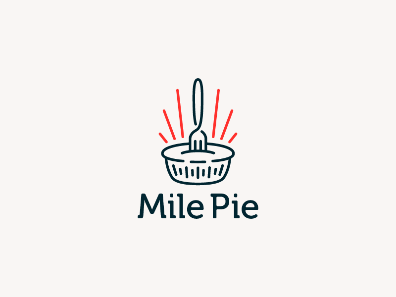 Pie Logo - Mile Pie Logo