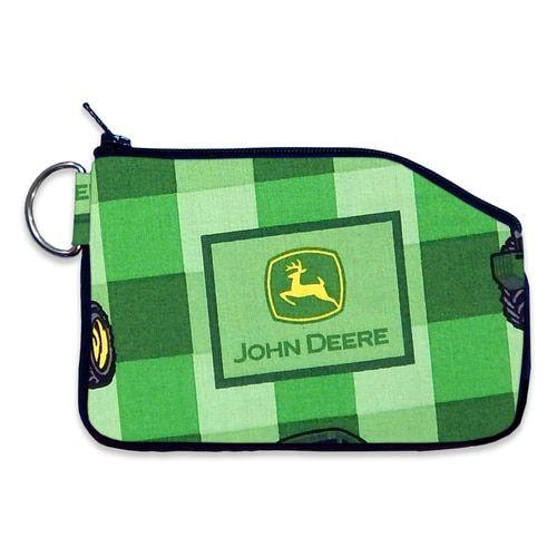 Small John Deere Logo - John Deere Tractor Coin Pouch ID Wallet SF141
