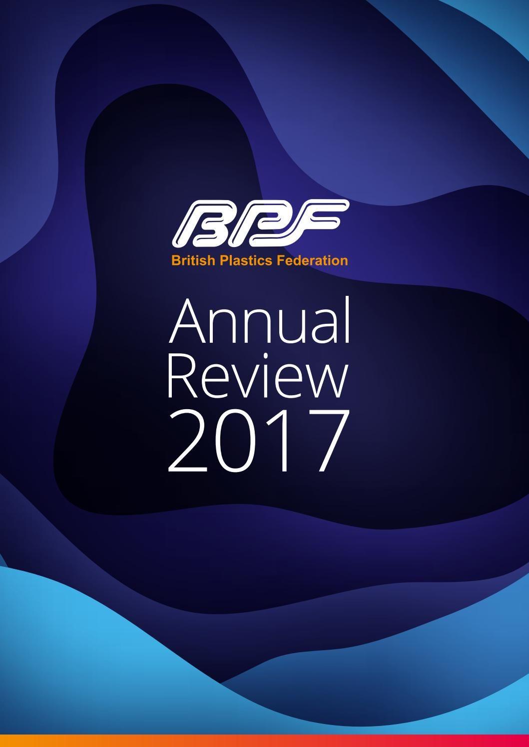 BPE Supreme Box Logo - Annual review 2017 by British Plastics Federation