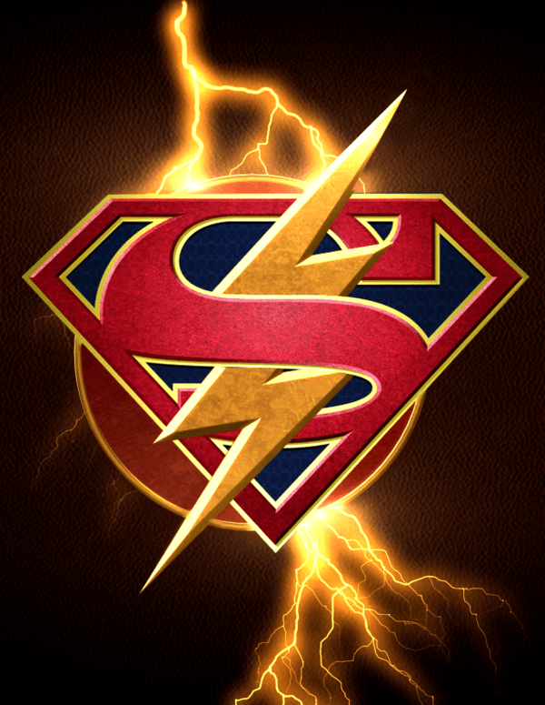 Supergirl Logo - Flash Supergirl crossover logo by ArkhamNatic on DeviantArt ...