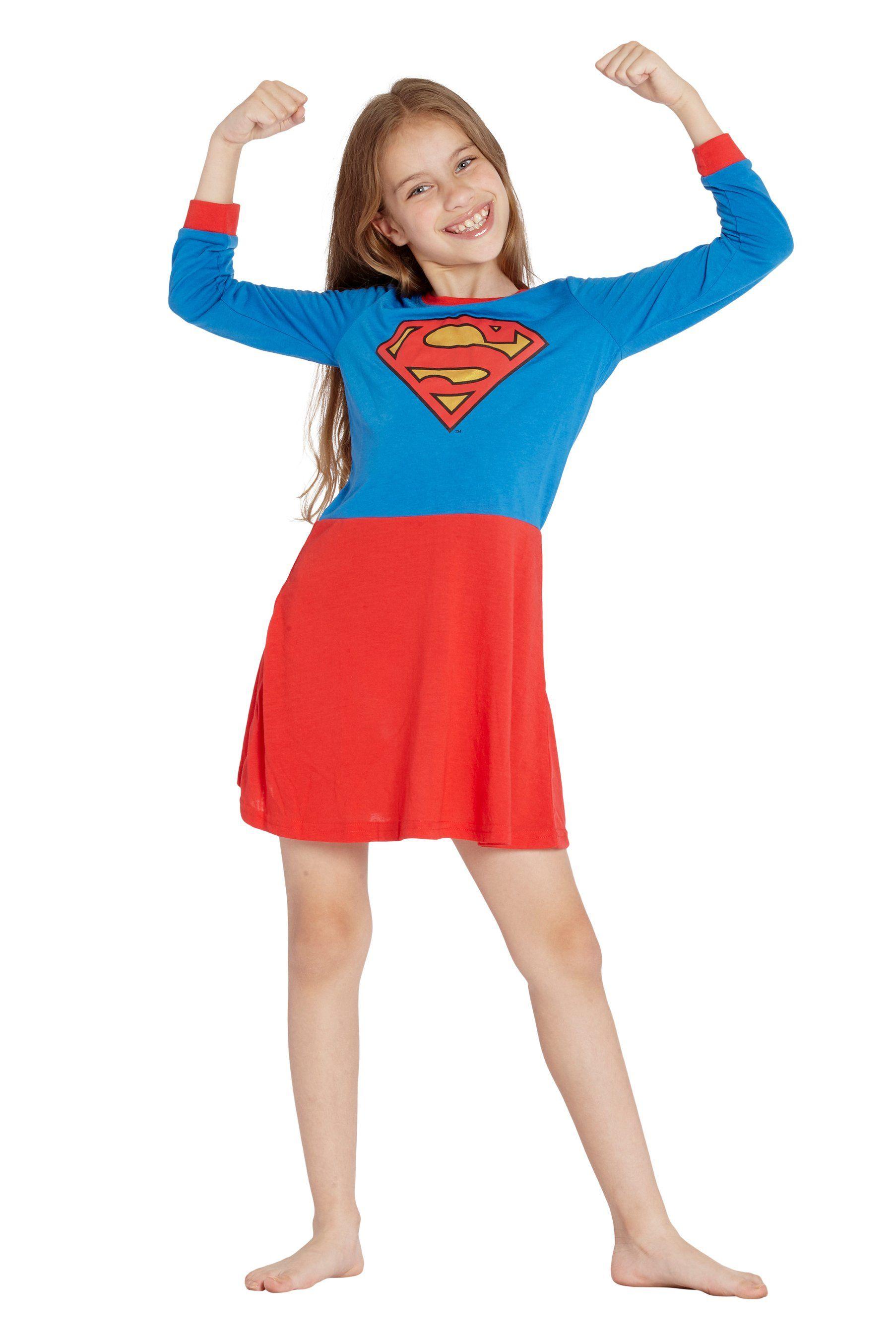 Supergirl Logo - DC Comics 'Superman Supergirl Logo' Costume Toddler & Girls Pajama