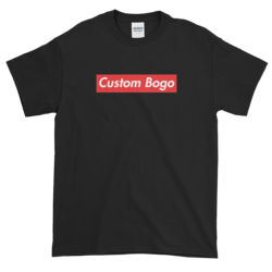 Empty Red Supreme Box Logo - Custom Box Logo T Shirt With Your Text Style