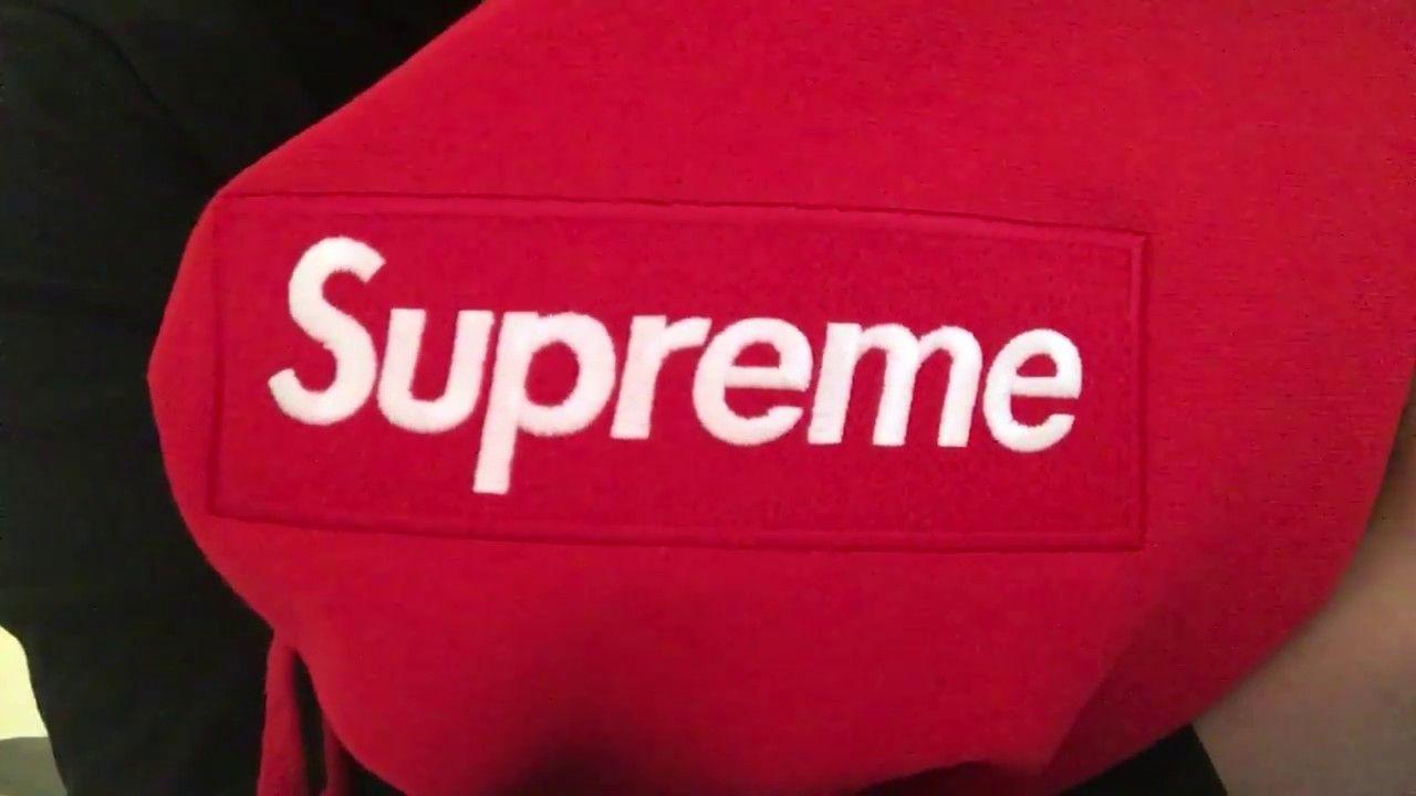Empty Red Supreme Box Logo - Supreme Red BOX LOGO HOODIE Unboxing!! Week 16 FW16 - YouTube