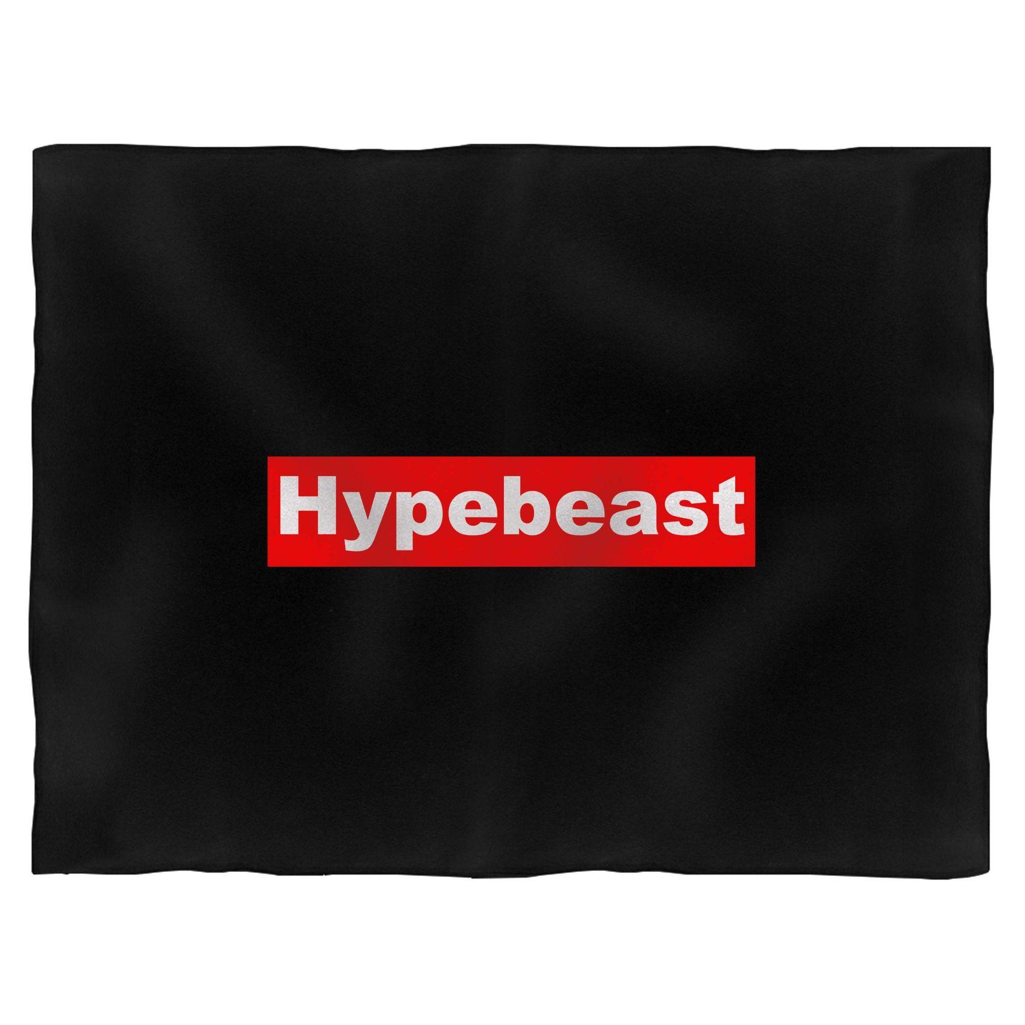 Empty Red Supreme Box Logo - Supreme Red Box Logo Hypebeast Blanket - Print Merchz