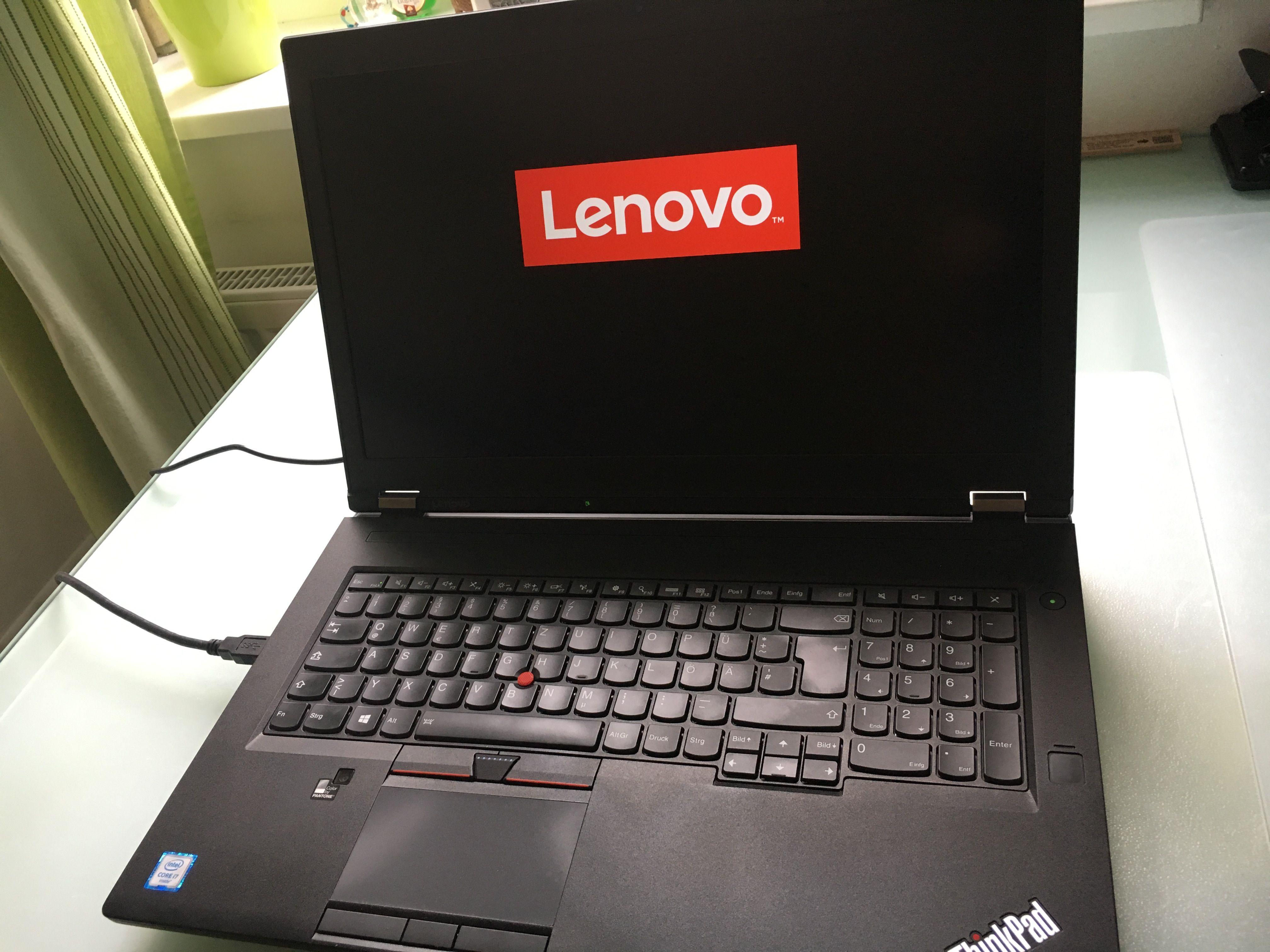 Red Lenovo Logo - Lenovo stuck on Logos