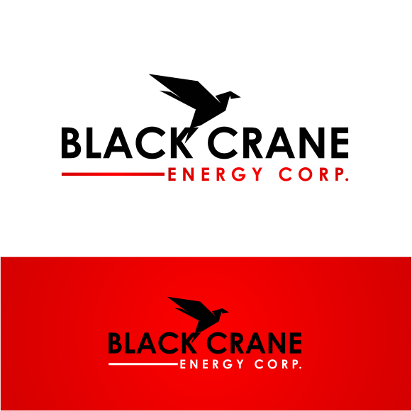 Black Red Crane Logo - Professional, Modern, Oil And Gas Logo Design for Black Crane Energy ...