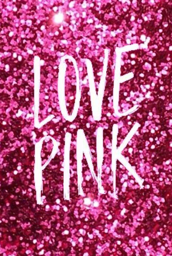 Victoria Secret Pink Glitter Logo - victoria's secret pink iphone backgrounds - Google Search ...