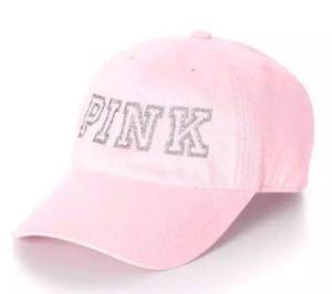 Pink Glitter Logo - Victoria's Secret Light Pink Glitter Logo Baseball Hat Cap Washed ...