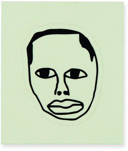 Earl Sweatshirt Logo - Sweatshirt By Earl Sweatshirt Glow In The Dark Earl Face Sticker ...