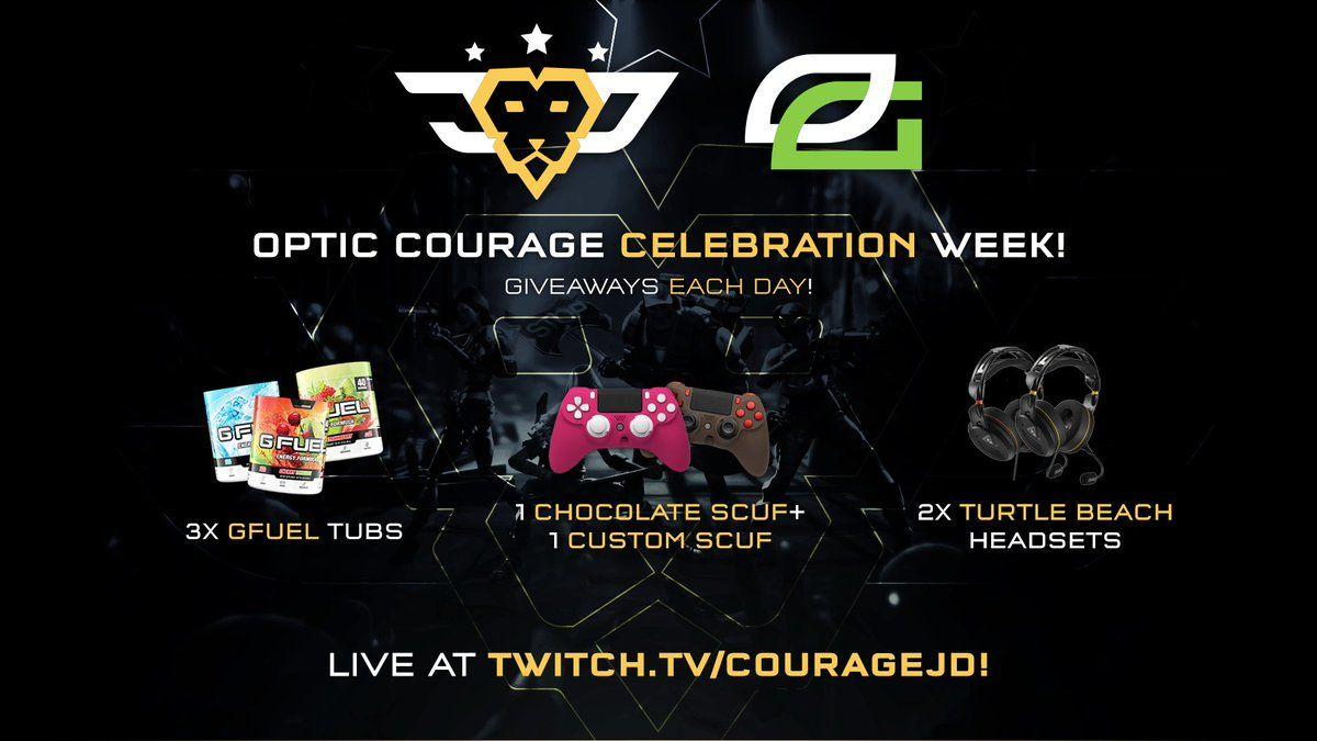 Couage Optic Logo - Jack CouRage Dunlop to announce the OpTic