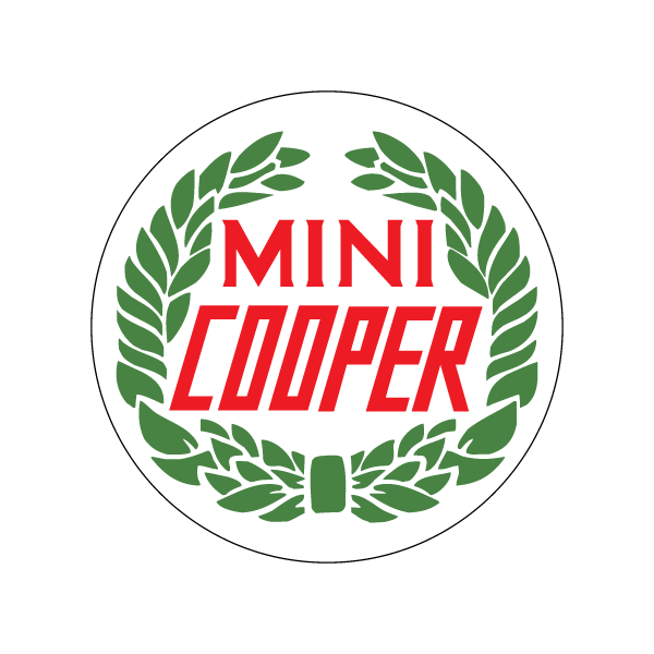 Classic Mini Cooper Logo - Mini Cooper Logo | Grill Badges | Classic mini, Mini, Mini morris