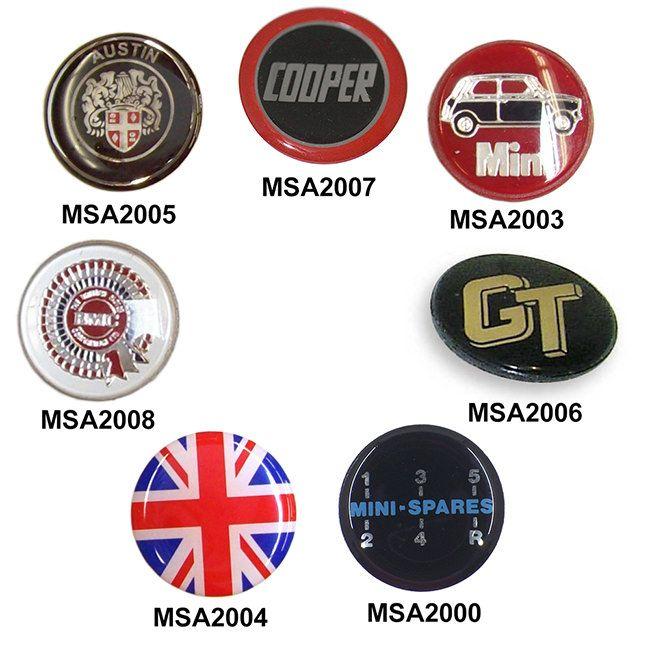 Classic Mini Cooper Logo - Emblem, Round, Self Adhesive (MSA-BADGE) | Seven Classic Mini ...