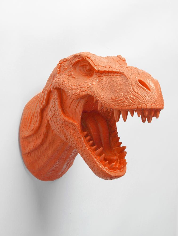 Red Dinosaur Head Logo - Dinosaur Head Wall MountCollection, Shop Triceratops & Trex Heads ...