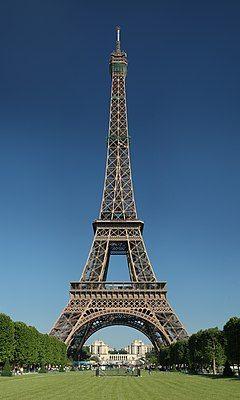 French Tower Designer Logo - Eiffel Tower