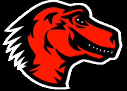 Red Dinosaur Head Logo - Dinosaur Logos