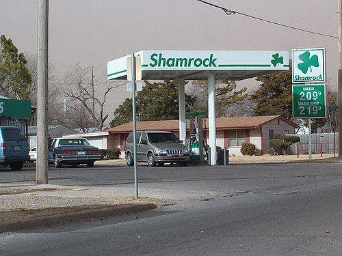 Shamrock Gas Station Logo - Shamrock gas stationth & H Ave, Lawton The only remaini