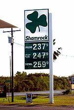Shamrock Gas Station Logo - Valero Energy
