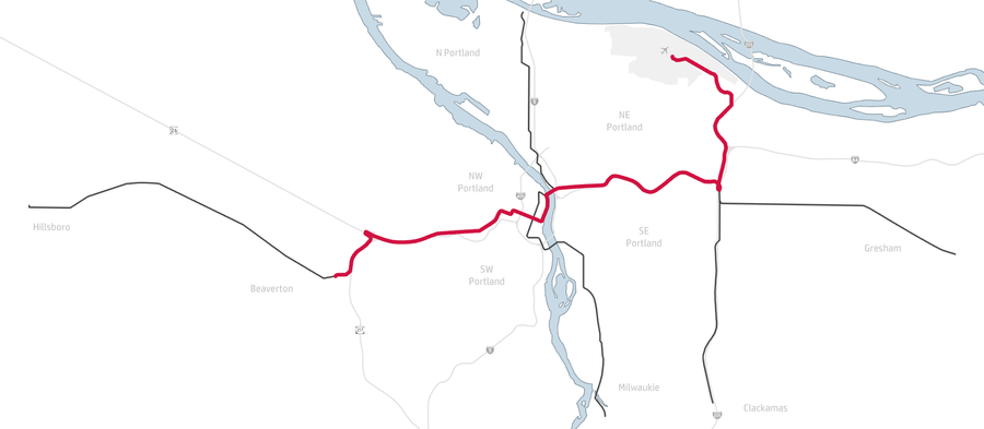 Blue and Red Line Logo - LogoDix