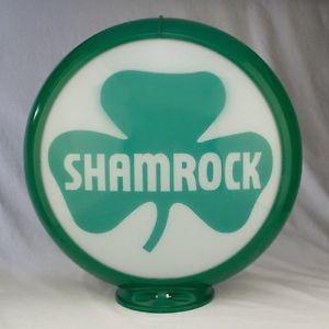 Shamrock Gas Station Logo - SHAMROCK GAS PUMP GLOBE 13.5