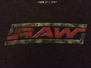 WWE Old Logo - WWE Raw logo T Shirt Women's Small Old School WWF NXT | eBay