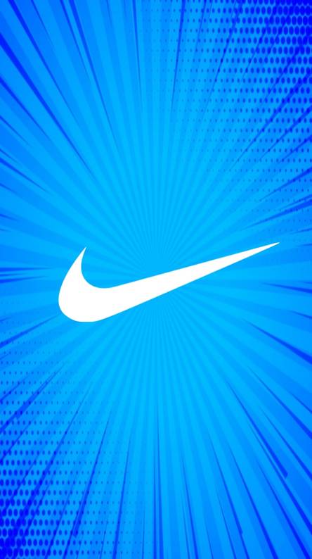 baby blue nike logo