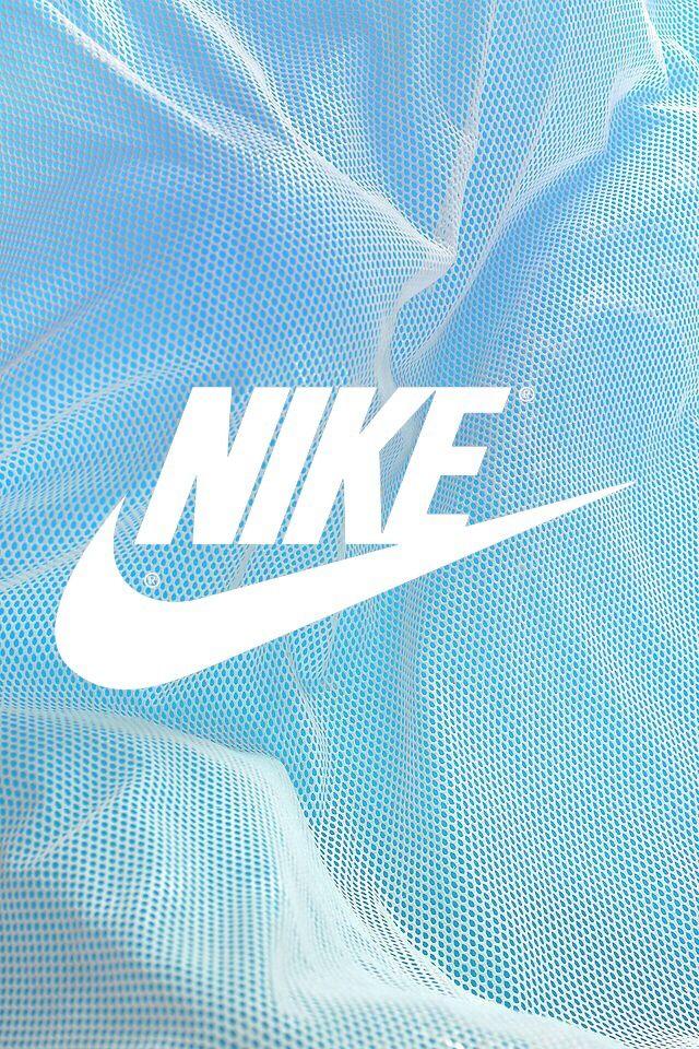 baby blue nike logo