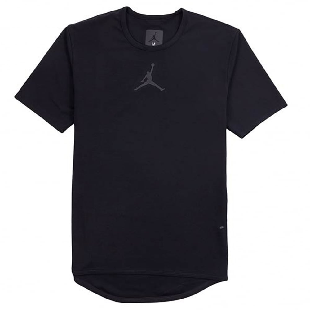 Black Jordan 23 Logo - Nike Air Jordan 23 Tech Short Sleeve Top