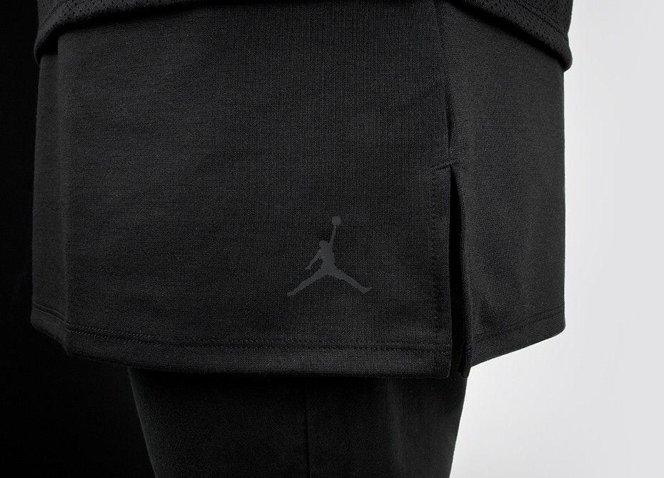 Black Jordan 23 Logo - Nike Jordan 23 Lux Overlay Short Sleeve Top Black / Black