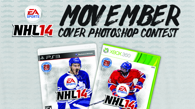 NHL 14 Create a Team Logo - NHL 14 Movember Cover Contest