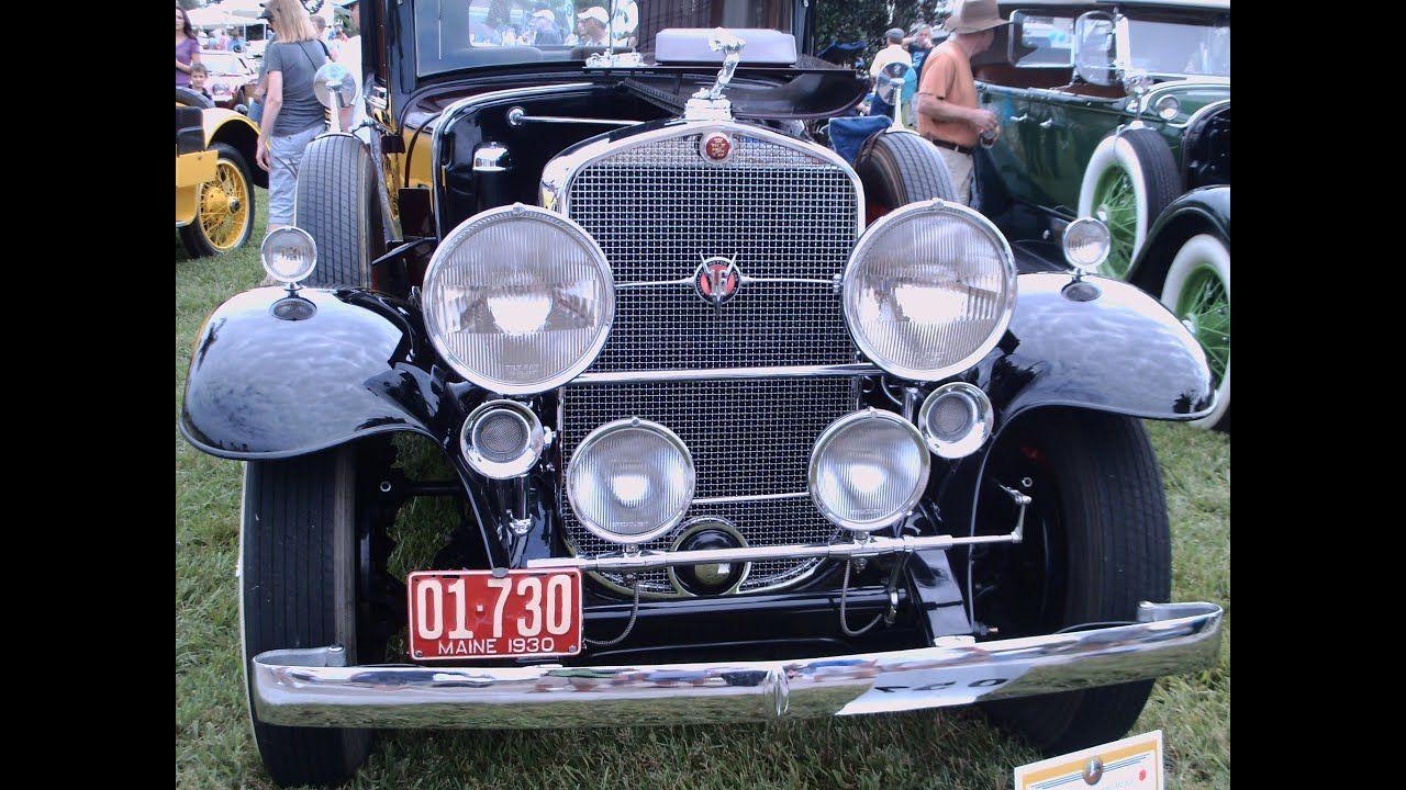 1930 Cadillac Logo - 1930 Cadillac Town Sedan 452 V16 MulberryBlk LakeMirrorB101913 - YouTube