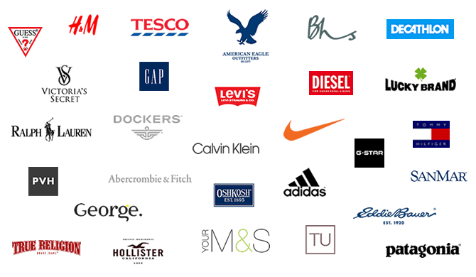 Brand of Clothing and Apparel Logo - The Top 30 Textile, Apparel & Clothing Manufacturers and Companies