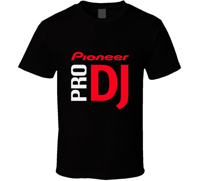 White Pioneer Logo - Pro Dj Pioneer Logo Black White Tshirt Men'S T Shirt Shopping T ...