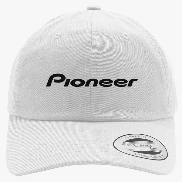 White Pioneer Logo - Pioneer Logo Cotton Twill Hat | Hatsline.com